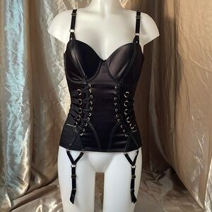 Honey Birdette Black Stevie Bustier